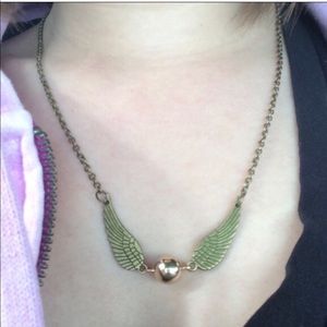 Harry Potter snitch necklace